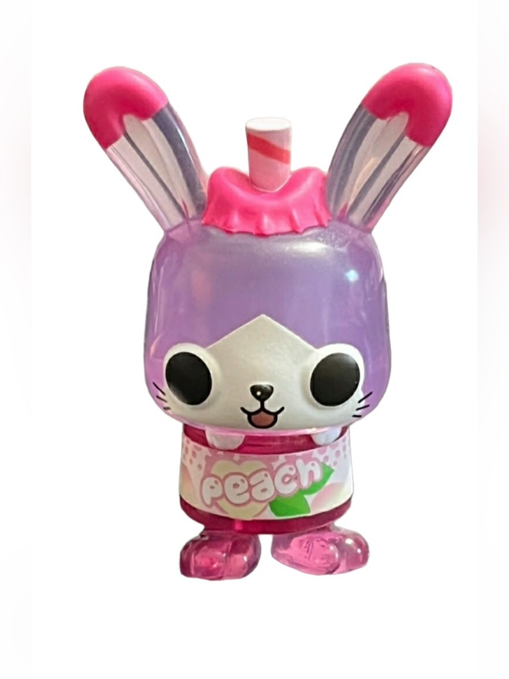 Soda Kats Peach Bonnie Series 2 Bunny Vinyl Figurine Black Seed Pink 2020 NEW